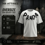 Prada White Drop Shoulder T-shirt